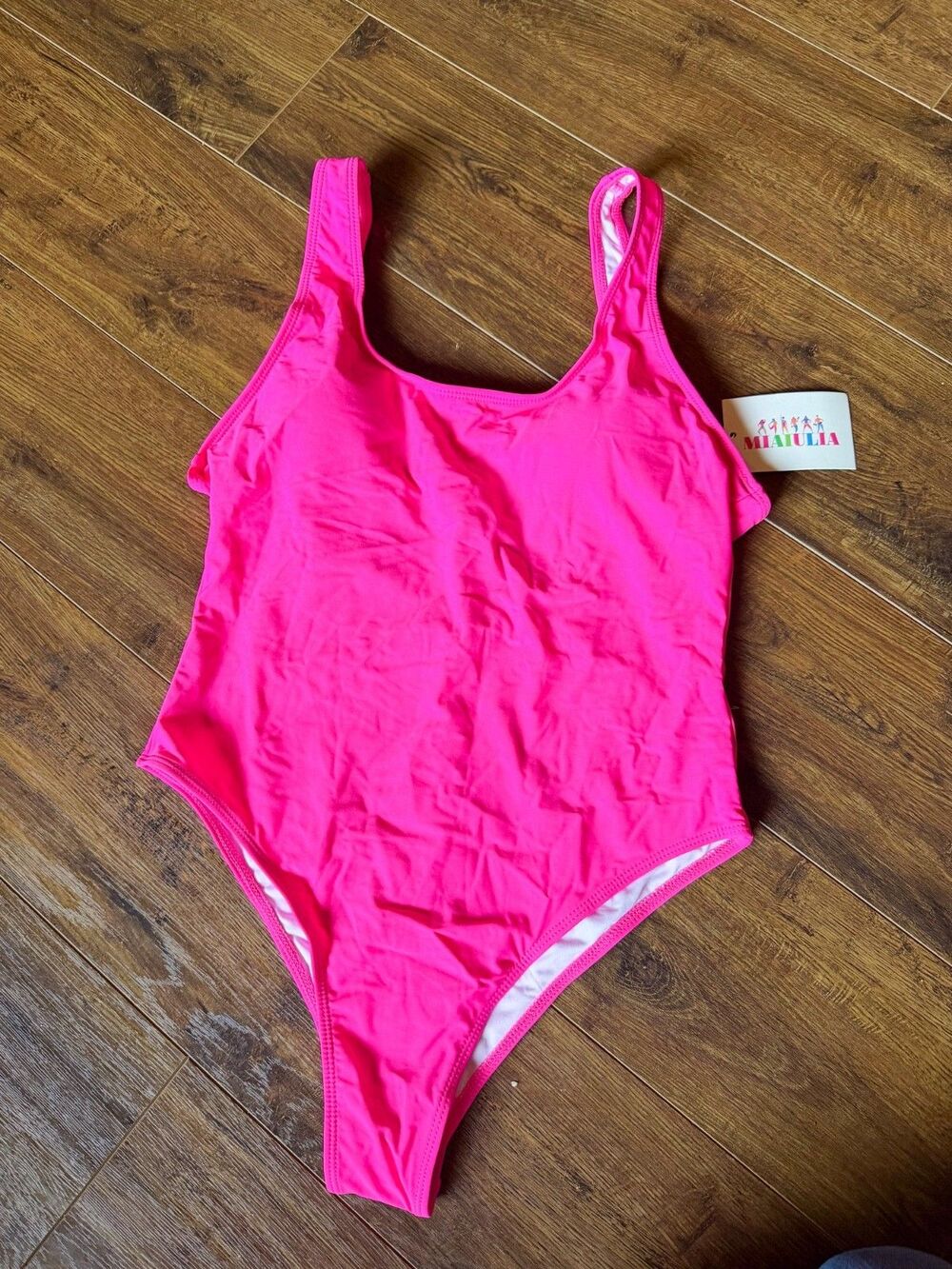 Hot pink one piece bathing suit Miaiulia, size Size L NWT